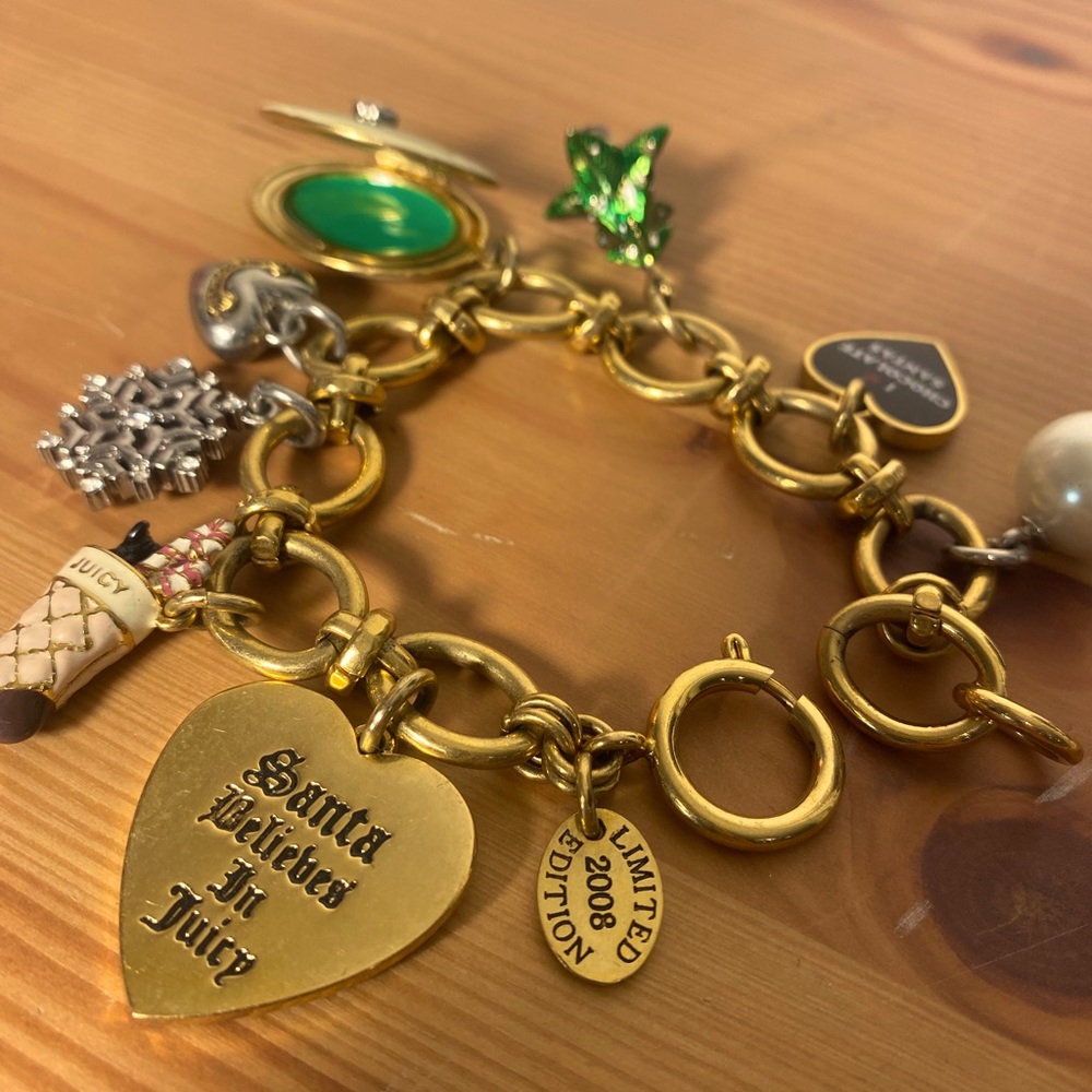 Juicy Couture Limited Edition Christmas Charm Bracelet